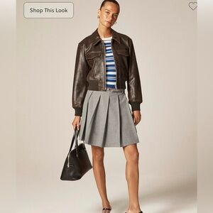 J Crew pleated prep skirt. Size 4